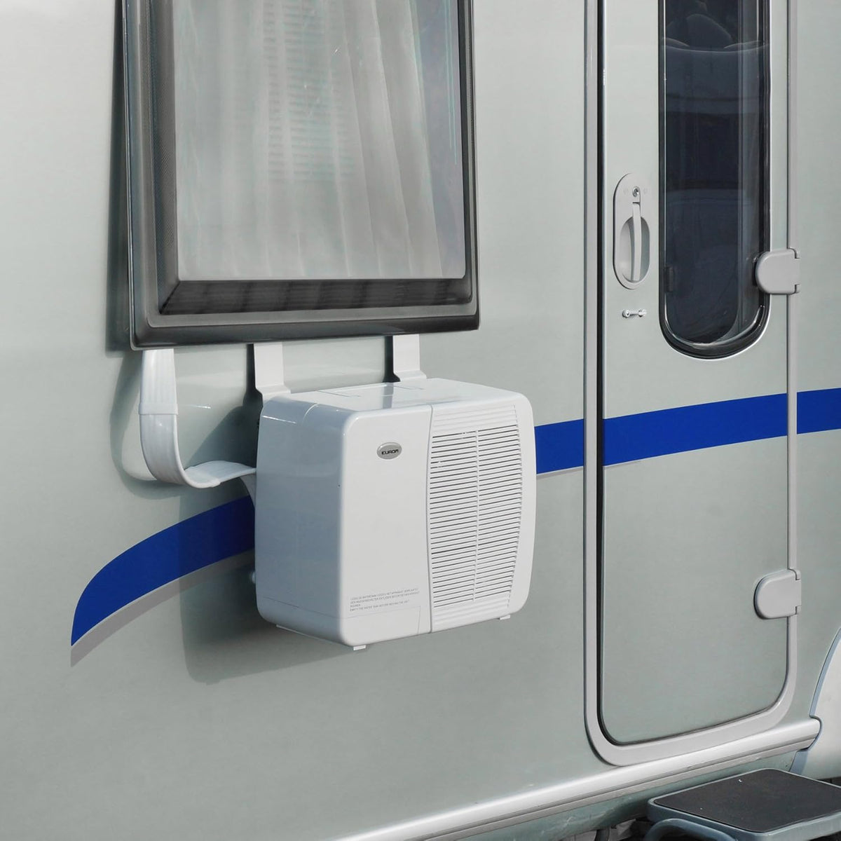 EUROM Split Air Conditioner AC2401 for caravan, motorhome, boat, bus, campervan, mobile home | Portable air conditioner with 2400 BTU | Improved model of the legendary AC2400 air conditioner