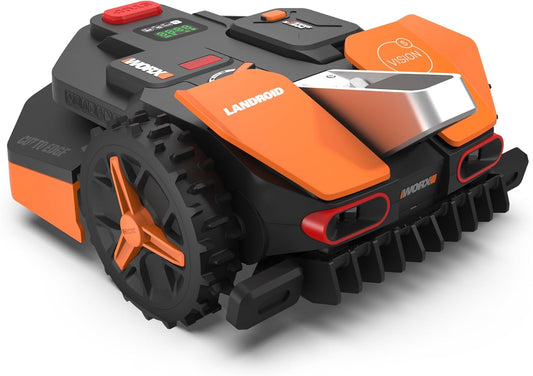 Landroid Plus WR167E Smart Connected Robotic Lawnmower, 700 m2 Max. 800 m2, Easy Installation, Configurable, 35% Slope, Rain Sensor, Cuts Close to Edges, Fast Mowing