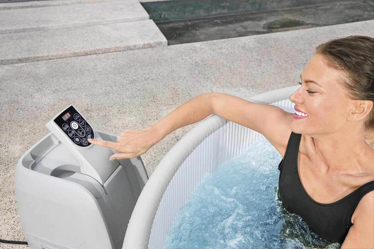 Lay-Z-Spa? Miami Airjet? 2-4 Person Round Inflatable Hot Tub