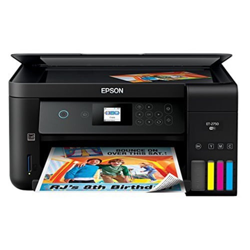 Expression ET-2750 EcoTank Wireless All-in-One Color Supertank Printer with Scanner and Copier