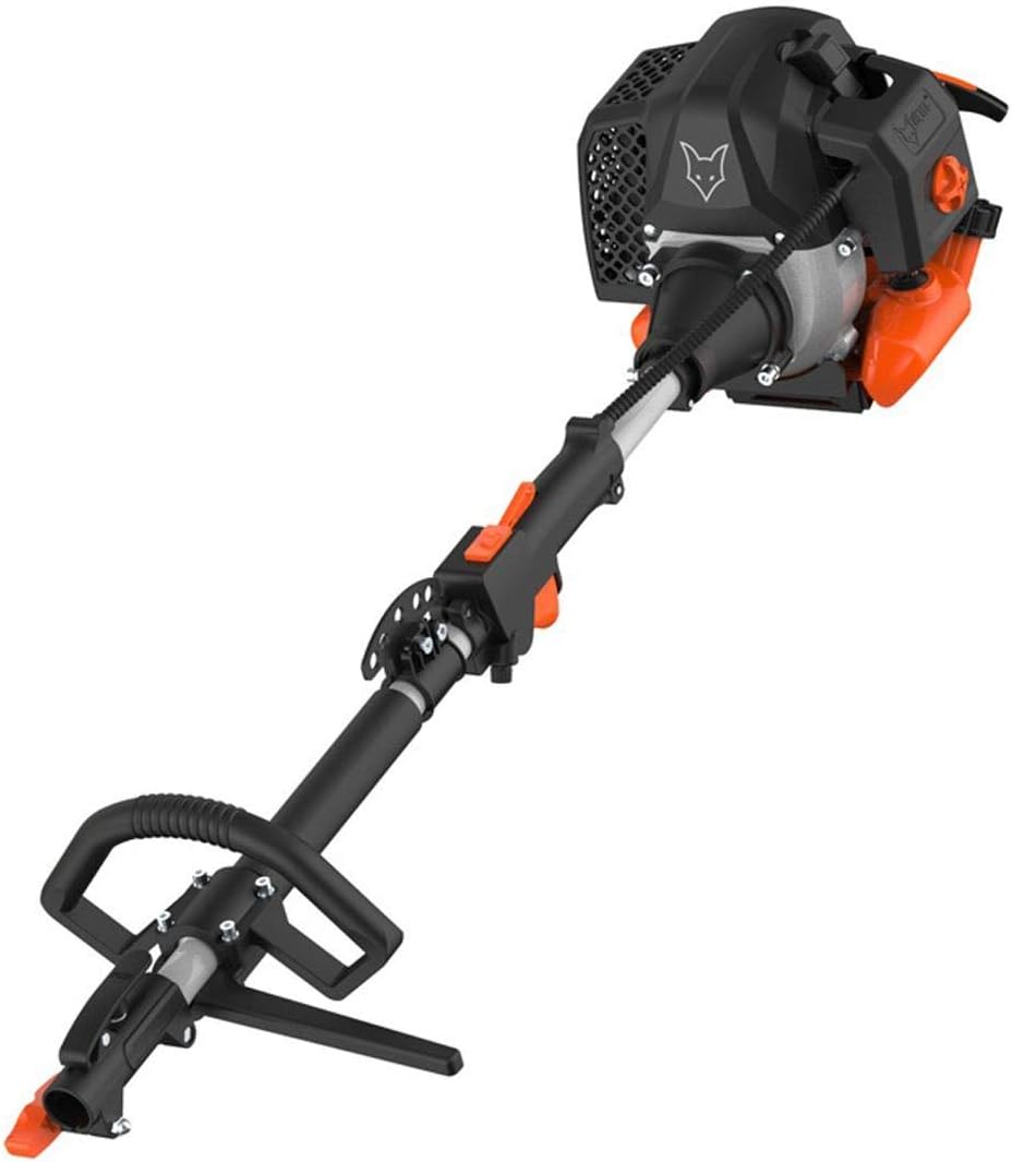 Fuxtec FX-MT152E 5-in-1 Multi-Tool Petrol Brush Cutter - Easy Starter, 3 HP, 52 cc, 2-Stroke Engine, Pruner, Hedge Trimmer, Edger with Cord or Blade, 1 Meter Extension