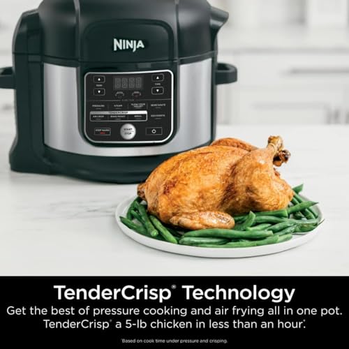 Ninja? Foodi? 10 in 1 6.5 Quart Pro Pressure Cooker Air Fryer Multicooker, Stainless, OS300: Home &amp; Kitchen