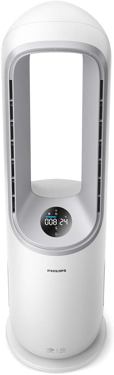 Philips Air Performer 2-in-1: Purifier & Cooling Fan   Cleans 70m2, Eliminates 99.97% of Allergens and Pollutants. HEPA Filter, Smart Sensors, Alexa, App (AMF765/10)