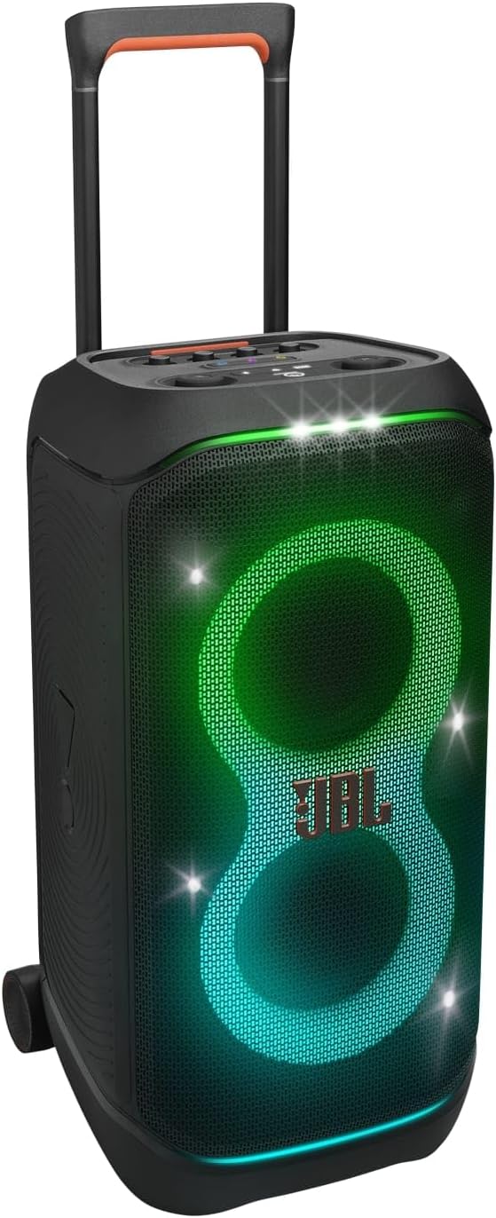 PartyBox Club 120, Portable party speaker, ergonomic folding handle, light show, 12-hour battery life, IPX4 splash-proof, black, European plug (Type C) -
