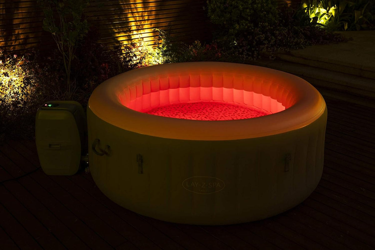 Lay-Z-Spa? Miami Airjet? 2-4 Person Round Inflatable Hot Tub