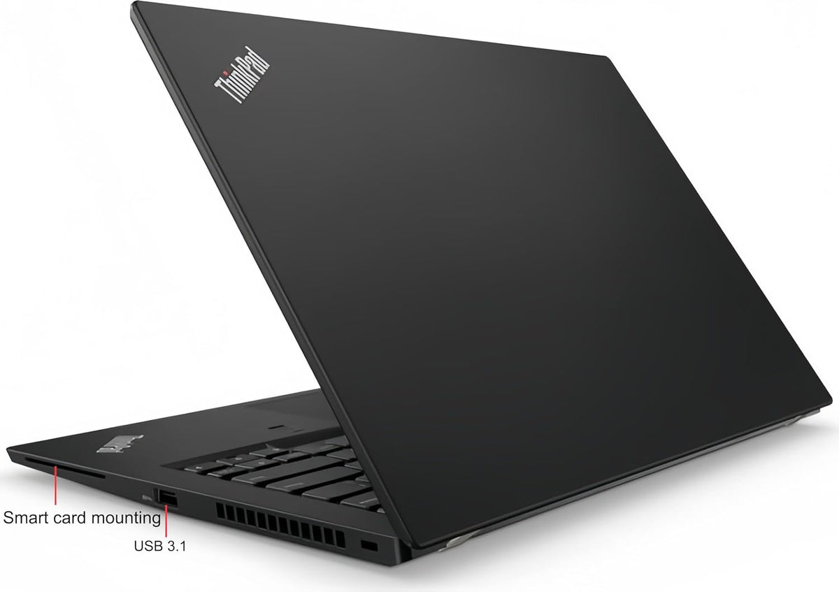 Lenovo ThinkPad T480s Business Laptop 14" FHD (1920 x 1080) Intel Core i7-8650U up to 4.2 GHz 16 GB DDR4 RAM 512 GB SSD Camera Bluetooth Windows 11 Pro (Renewed)