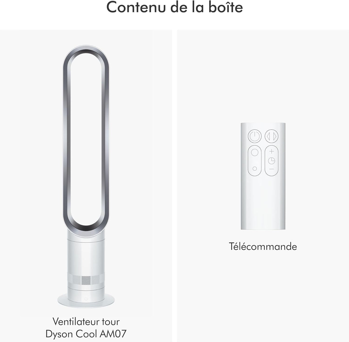 Dyson AM07 Air Multiplier Tower Fan, White