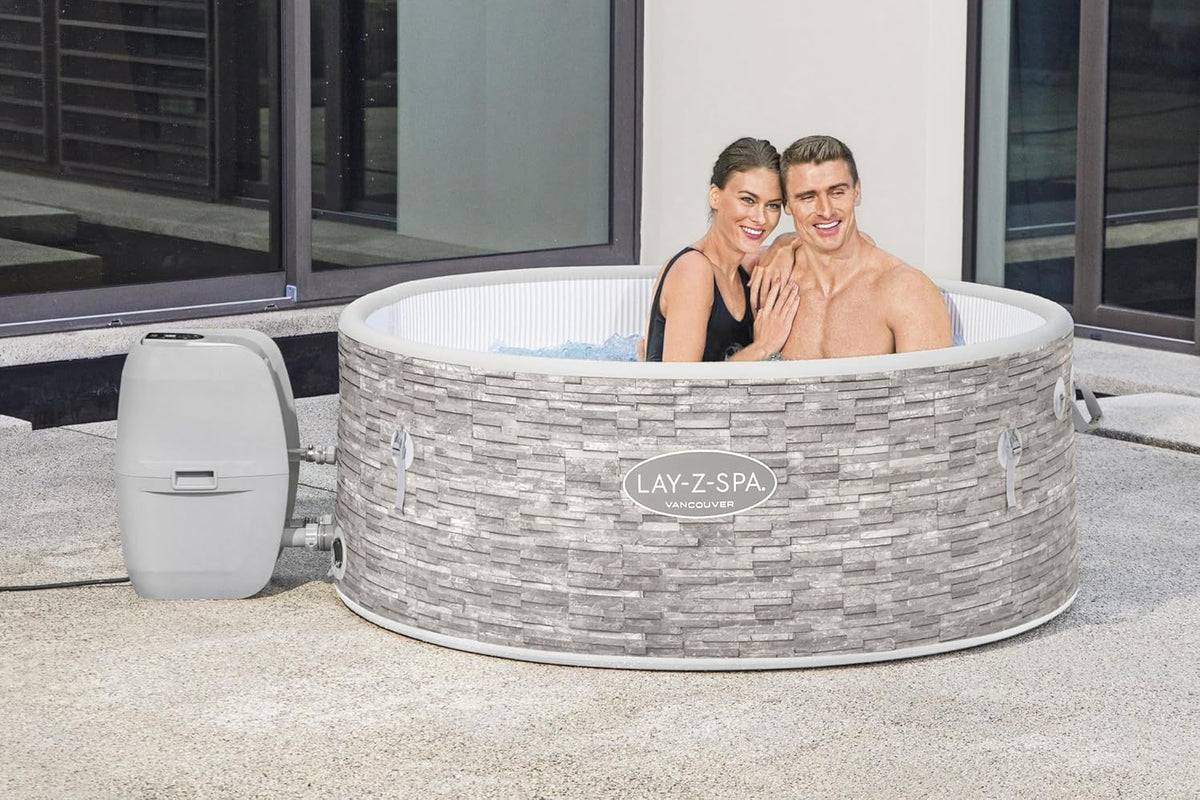 Lay-Z-Spa? Miami Airjet? 2-4 Person Round Inflatable Hot Tub