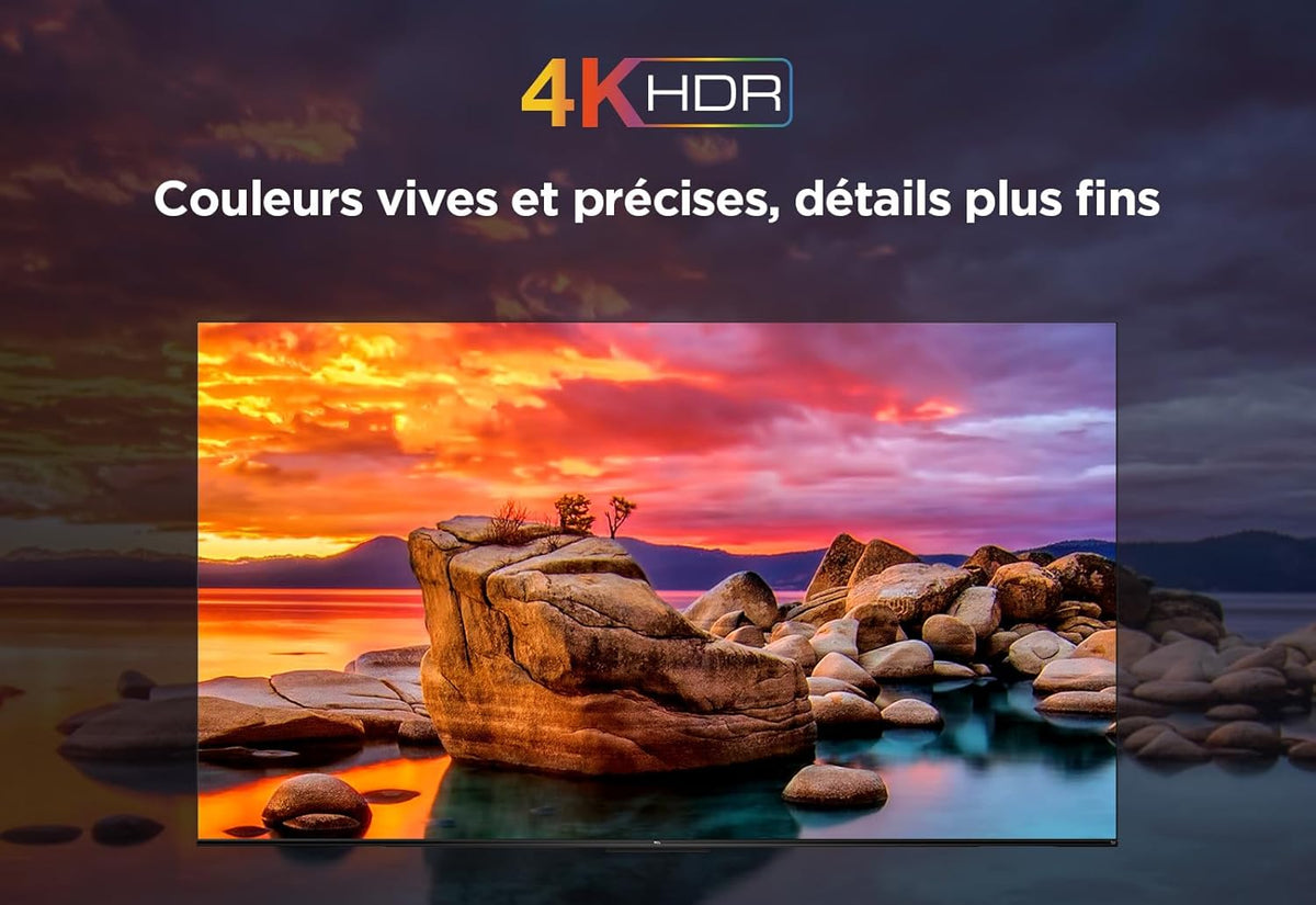 TCL 50PF650 50 Pouces 4K Ultra HD, HDR TV, Smart LED Fire TV (Dolby Vision, Dolby Atmos, DTS, HDR 10, Alexa integre, Airplay2, Miracast)