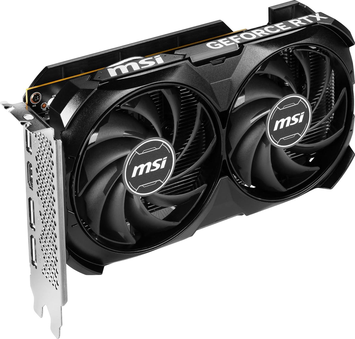 MSI Gaming GeForce RTX 4060 8GB GDDR6 128-bit HDMI/DP NVLink Graphics Card with Torx 4.0 Fan Graphics Card with Ada Lovelace Architecture (RTX 4060 Ventus 2X Black 8G OC)
