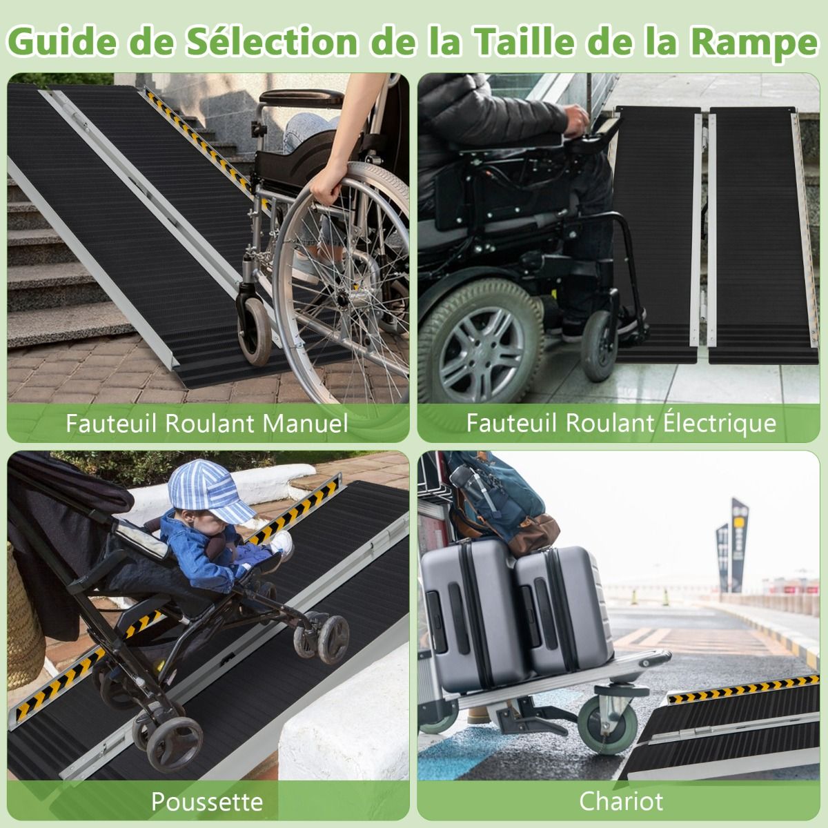 Aluminum Access Ramp with Transition Plate for House 122L -