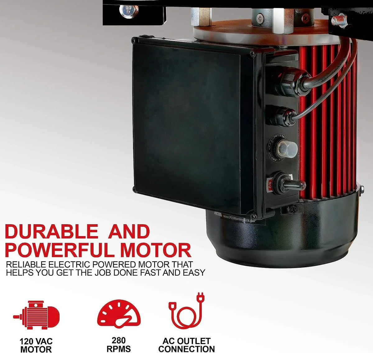 1 HP Electric Chicken Plucker, Stainless Steel, 120VAC, 280 RPM, 20-Inch Drum, 92 Soft Fingers