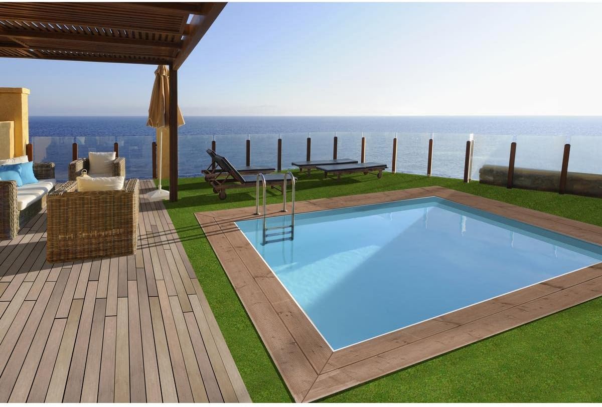Caimans Rectangular Wooden Swimming Pool - 4.10 x 3.00 x 1.24 m