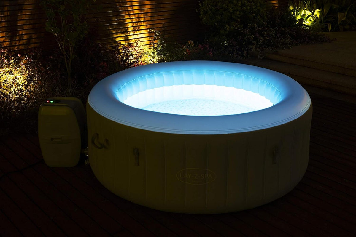 Lay-Z-Spa? Miami Airjet? 2-4 Person Round Inflatable Hot Tub