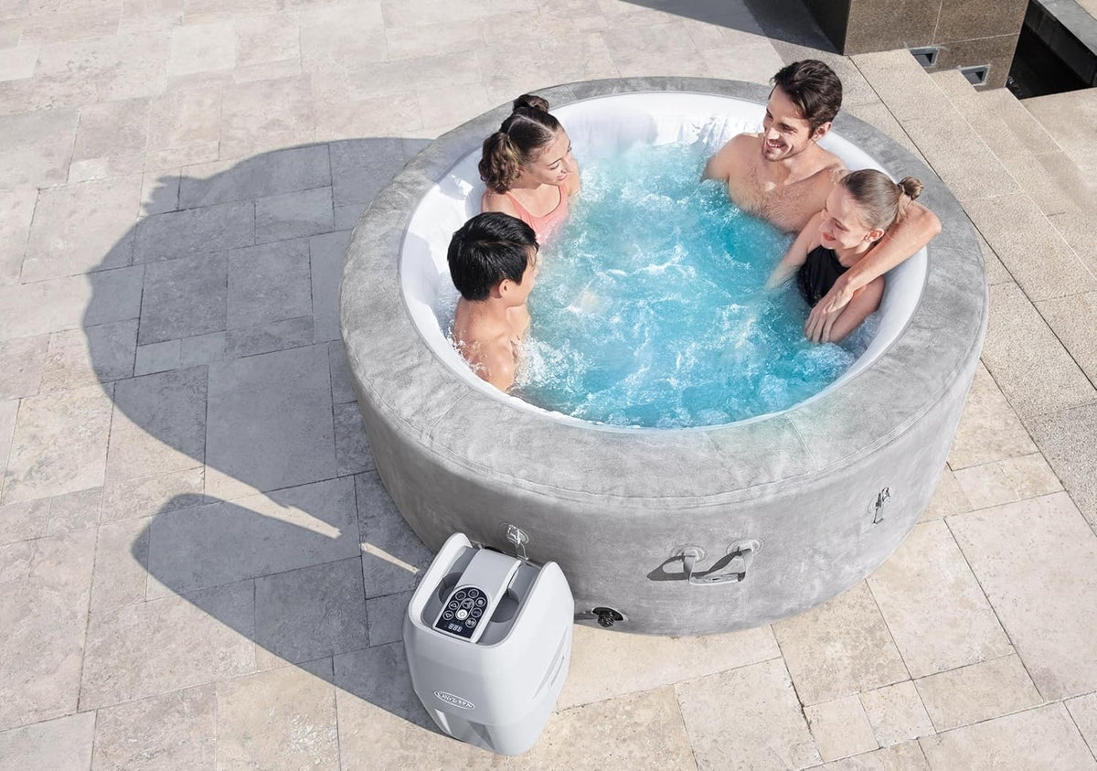 Lay-Z-Spa? Miami Airjet? 2-4 Person Round Inflatable Hot Tub