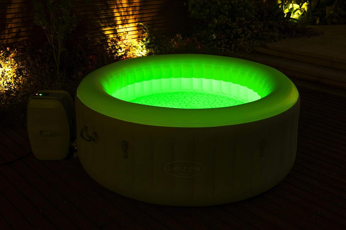 Lay-Z-Spa? Miami Airjet? 2-4 Person Round Inflatable Hot Tub