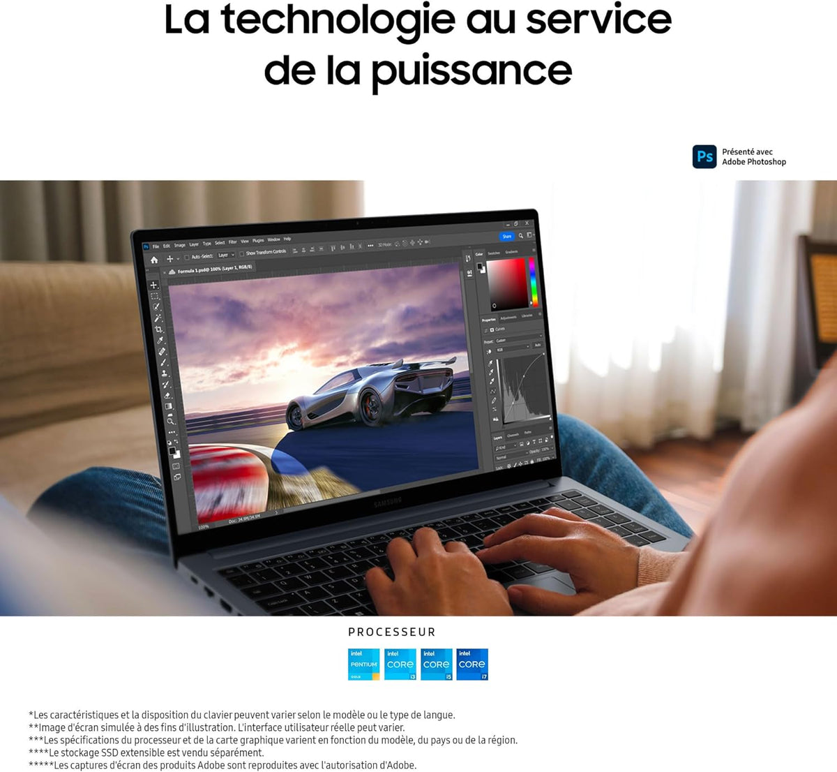 Galaxy Book4 15.6" Laptop, Intel Core i5, 8GB RAM, 256GB SSD, French AZERTY Keyboard, Gray, Windows 11 Home