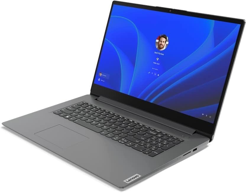 Lenovo (17.3-inch IPS FHD Laptop, Intel Core U300 13th Gen 5-core 4.40 GHz, 16 GB DDR4, 512 GB SSD, Intel UHD, HDMI, Camera, Bluetooth, WLAN, Windows 11, AZERTY Keyboard [French] - #8151