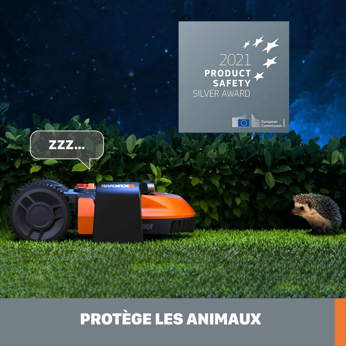 Landroid Plus WR167E Smart Connected Robotic Lawnmower, 700 m2 Max. 800 m2, Easy Installation, Configurable, 35% Slope, Rain Sensor, Cuts Close to Edges, Fast Mowing