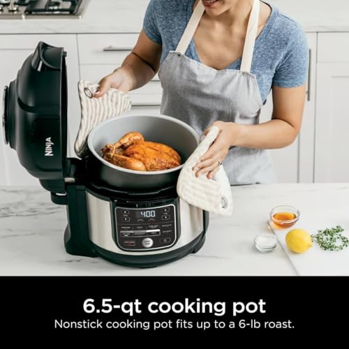 Ninja? Foodi? 10 in 1 6.5 Quart Pro Pressure Cooker Air Fryer Multicooker, Stainless, OS300: Home &amp; Kitchen