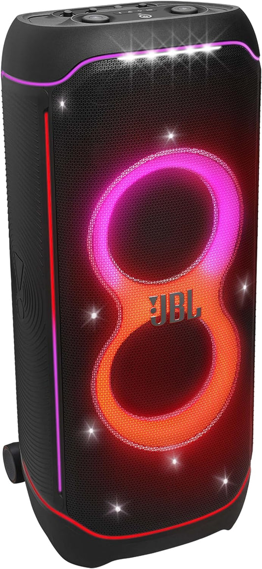 PartyBox Club 120, Portable party speaker, ergonomic folding handle, light show, 12-hour battery life, IPX4 splash-proof, black, European plug (Type C) -