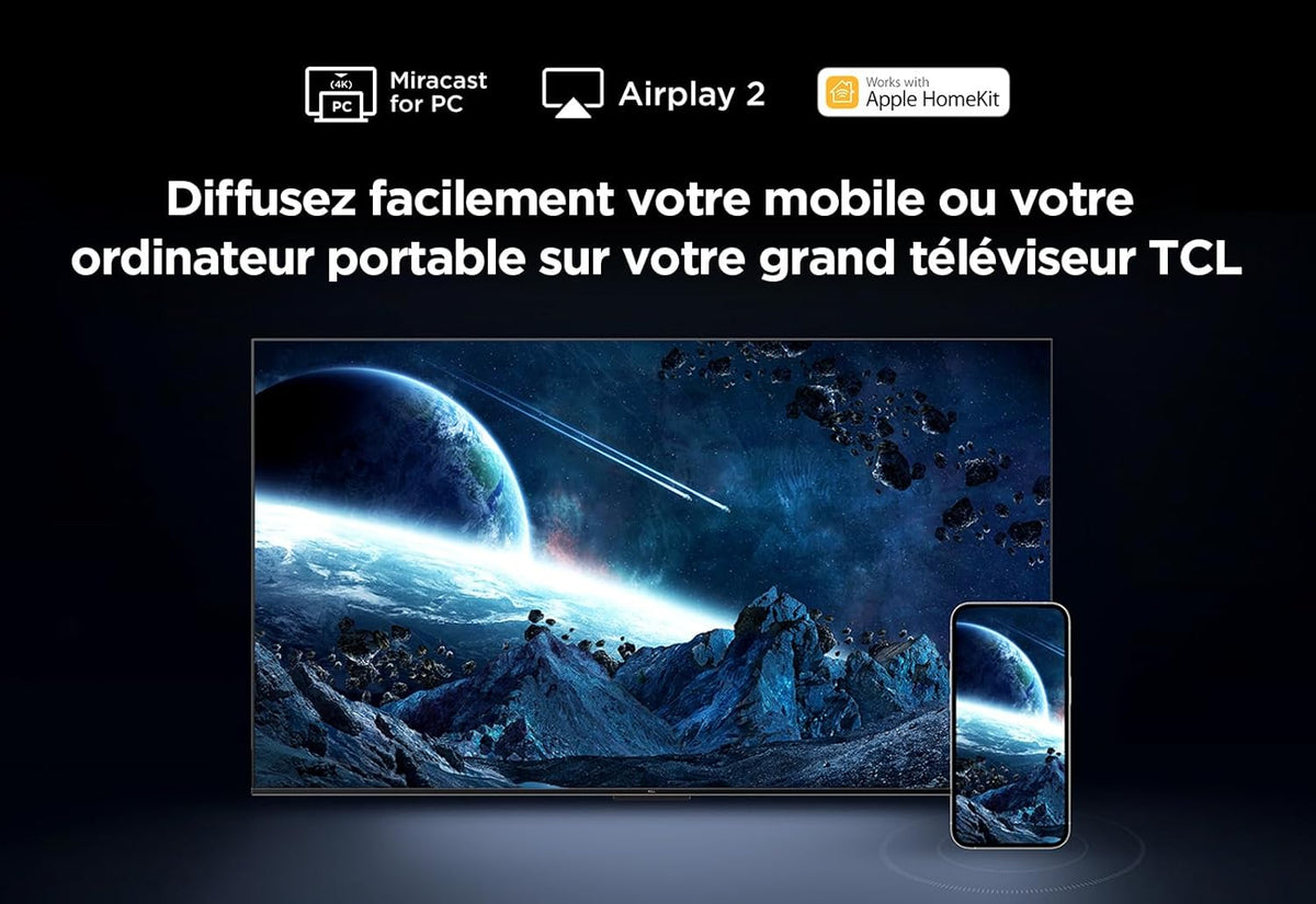TCL 50PF650 50 Inch 4K Ultra HD, HDR TV, Smart LED Fire TV (Dolby Vision, Dolby Atmos, DTS, HDR 10, Alexa Built-in, Airplay2, Miracast)