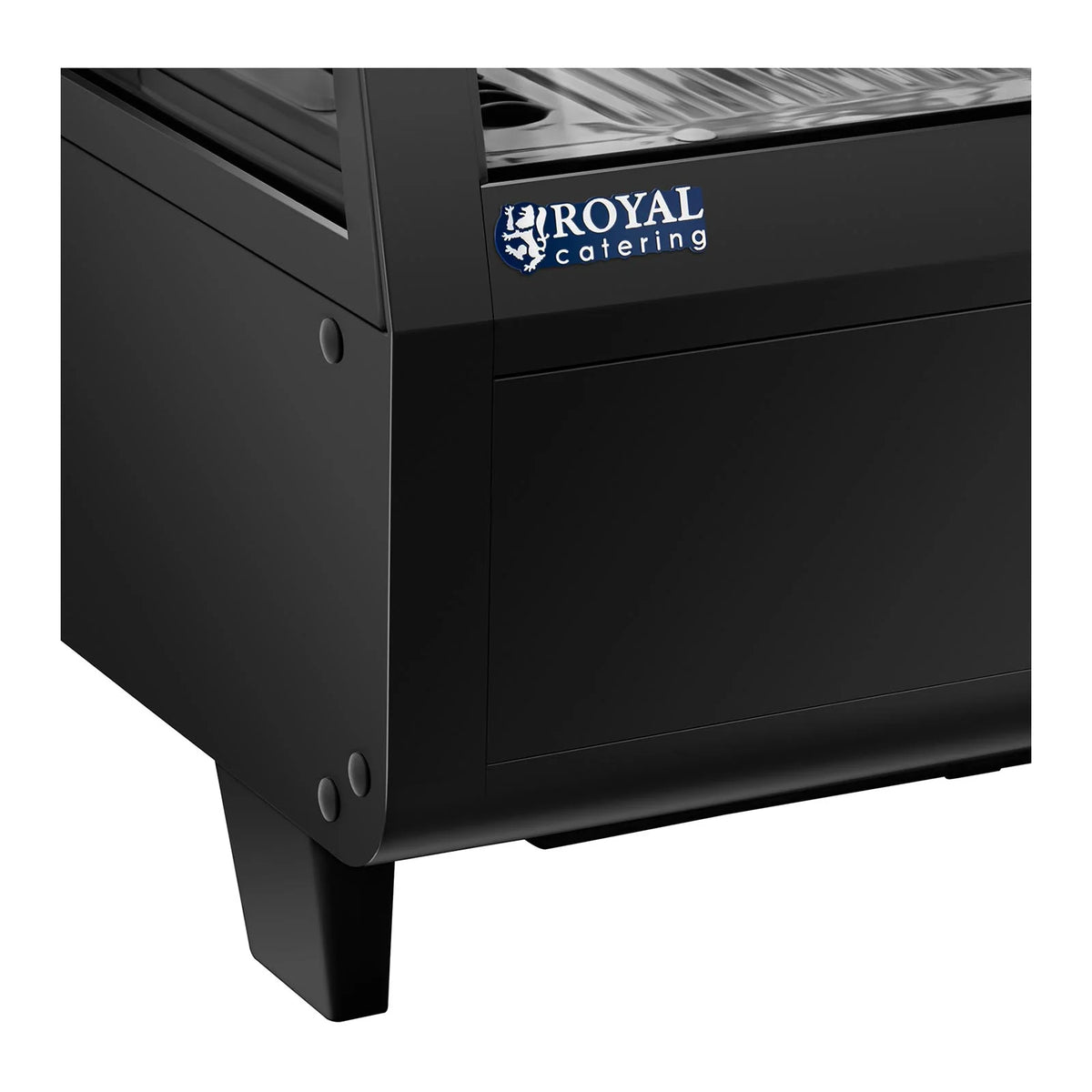 100-litre refrigerated display case, 3 tiers, plastic, tempered glass, black, 14_0005388 -