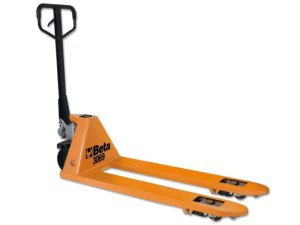 Manual pallet truck 3069 on two wheels with battistrada in PU, carrying 2.5 t -