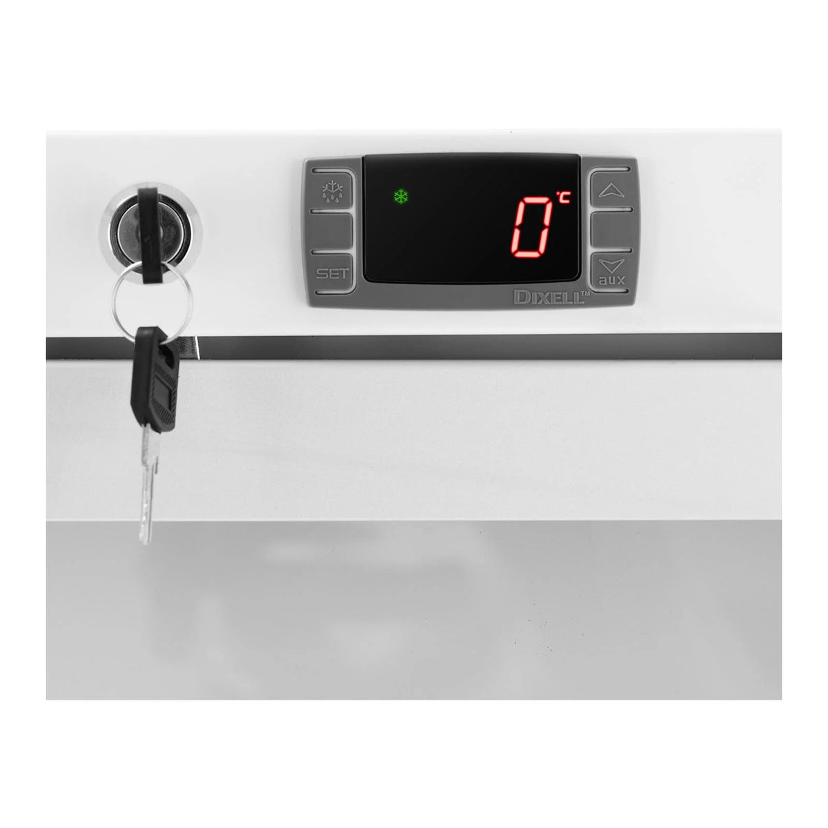 Professional 380-litre refrigerator with glass door 14_0005381 -