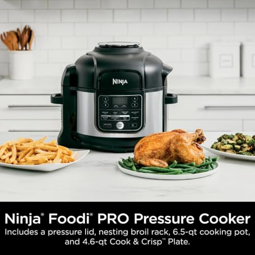 Ninja? Foodi? 10 in 1 6.5 Quart Pro Pressure Cooker Air Fryer Multicooker, Stainless, OS300: Home &amp; Kitchen